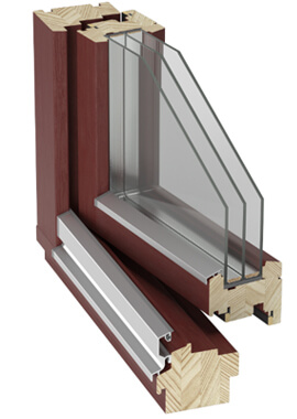 Koka logi Euroline 92 mm